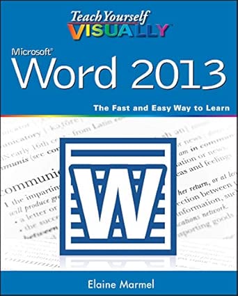 Teach Yourself VISUALLY Word 2013 book cover