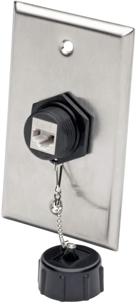 TRIPP LITE Keystone Jack Cat6 Cat5e RJ45 110 Punch Down Shielded Industrial (N206-KJ01-IND)