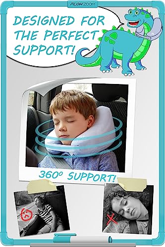 FLOWZOOM-AIR-Travel-Pillow-for-Kids-Inflatable-Kids-Neck-Pillow-for-Travel-Kids-Travel-Cushion-Skyblue