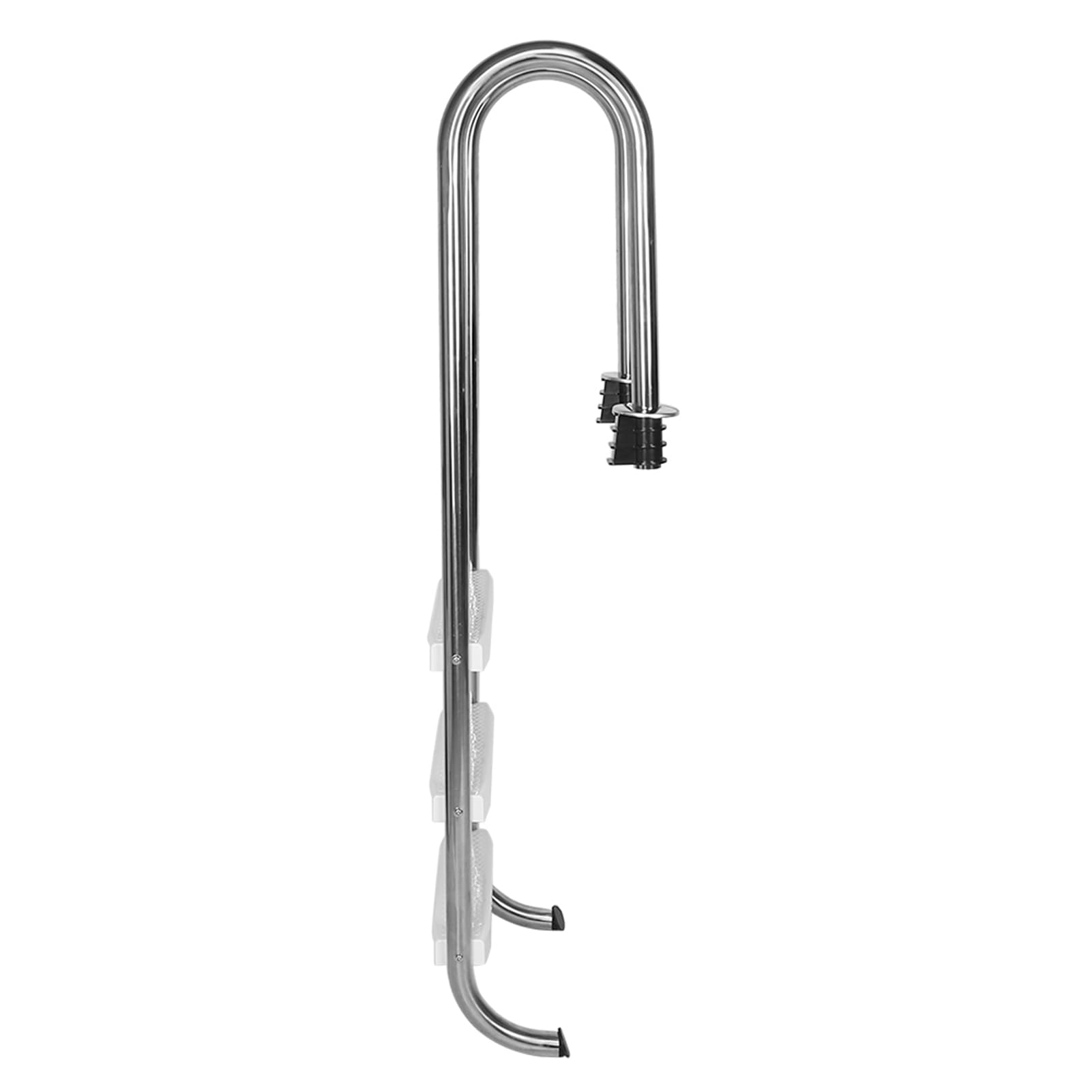 Cocoarm Drabinka Basenowa, Drabinka Basenowa ze Stali Nierdzewnej, 3 Stopnie, wysokość 59,1 Cala z Antypoślizgowymi Pedałami ABS, szerokość Wewnętrzna 46 Cm do Prywatnych i Dużych basenów.
