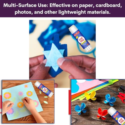 Image of Soni Officemate Glue Stick Non Toxic Transparent Adhesive for Decorations and Craft Projects (25 Gram) (Set of 20)