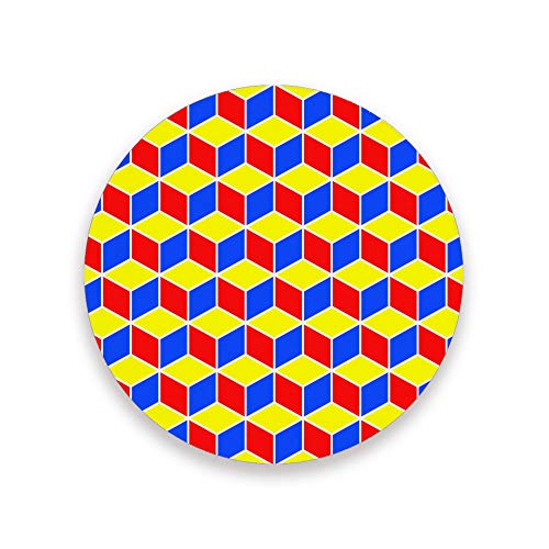 Dessous de verre absorbants en forme de cubes, une idée cadeau utile et colorée - 2