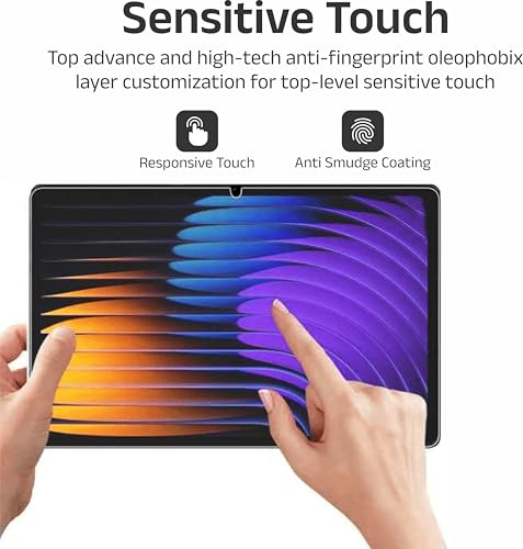 Image of newtechno Premium Tempered Glass for Xiaomi Pad 8 /8 Pro / 7 /7 Pro 11.2 inch Tempered Glass Screen Guard for Xiaomi Mi Pad 8 /8 Pro / 7 /7 Pro 11.2 inch Anti-Scratch & Smudge Proof and Easy Installation