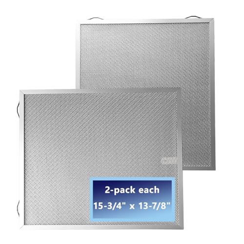 2Pack S99010430-002 Range Hood Grease Filter Replacement4512880 Size 13 7/8' X 15 3/4' X...