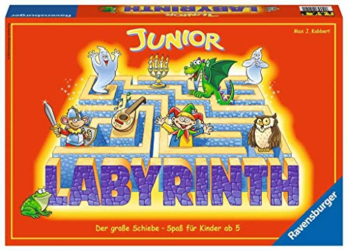 Ravensburger Kinderspiele 21210 - Junior Labyrinth - Familienklassiker für...