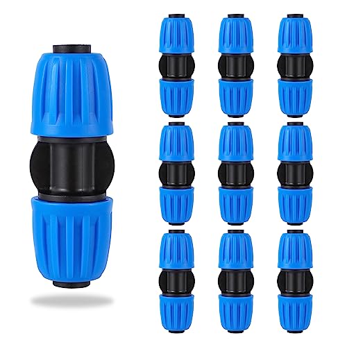 16mm Drip Irrigation Connection Lock Hook Head (Outer Diameter 0620 inch Inner Diameter 0520 inch) (10pcs Blue)