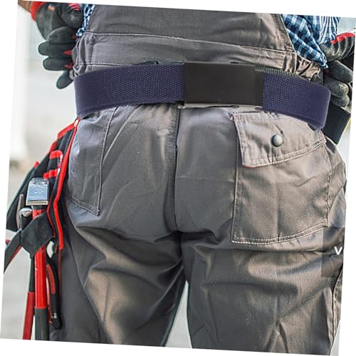 PartyKindom Canvas Waist Belt for Men Gentlemen Work Belt for Daily Formal Wear Lightweight and Stylish Design4