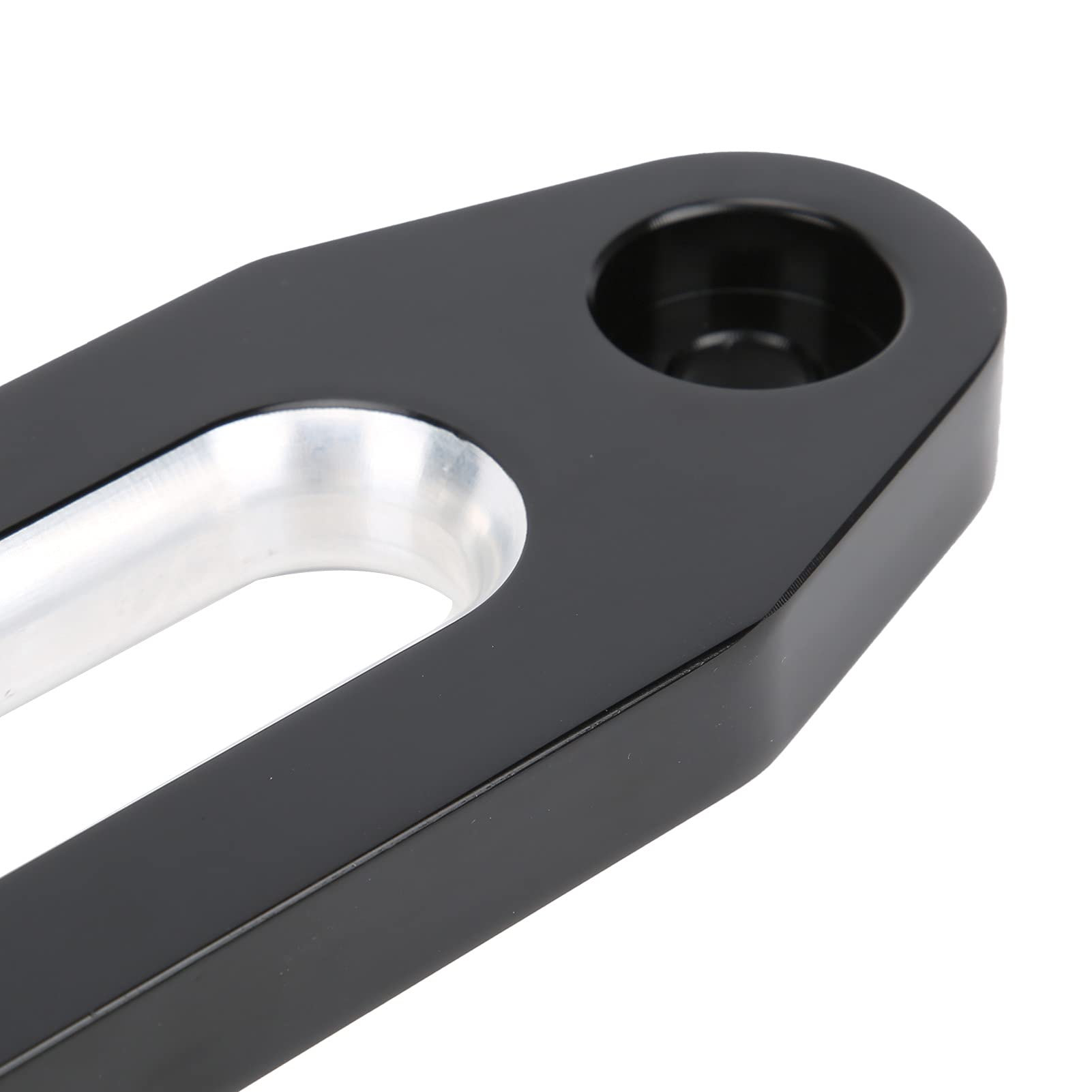 Hawse Fairlead, 10in / 25.4cm Charger 8000 à 15000 Lbs Livres Bloc de Corde de Port de Guide Câble de Treuil Remplacement Automobile, Bloqueur de Corde, Treuil de Véhicule Tout Terrain (Noir)