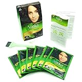 Vatika Henna Hair Colour Rich Black 100% Ammonia Free 6 x 10g Sachtes - 60g (Pack of 2) - Image 3