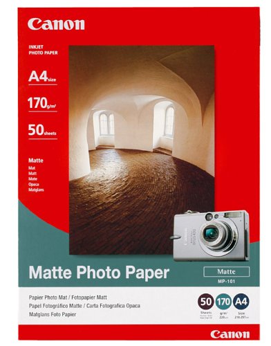 Preisvergleich Produktbild Canon MP-101 Matte A4 Fotopapier 50 Blatt