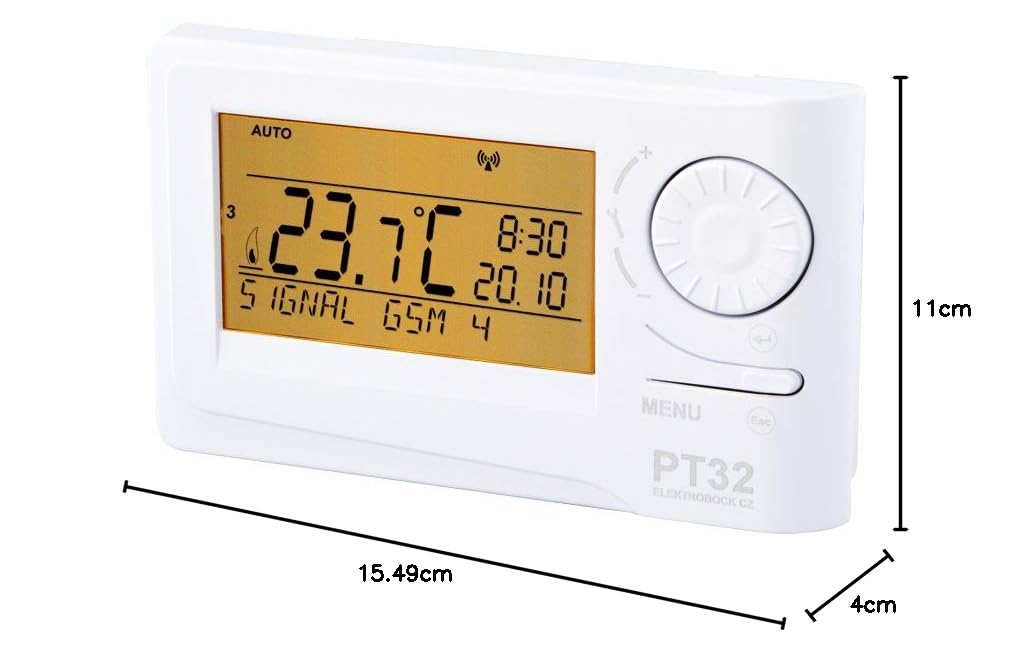 Elektrobock PT32 - Termostato de Ambiente Digital,