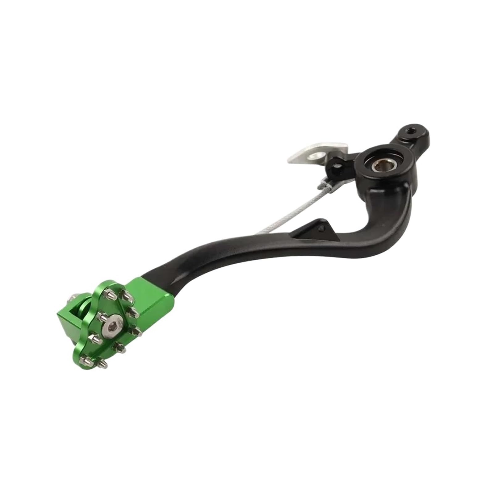 Sgdeydfh Green(No Spring) For 125-500 Xc Xcf Xcw Sx Sxf Exc Excf Tpi 6D 2017 2024 450 Motorcycle Accessories Rear Brake Pedal Lever(Green(No Spring))
