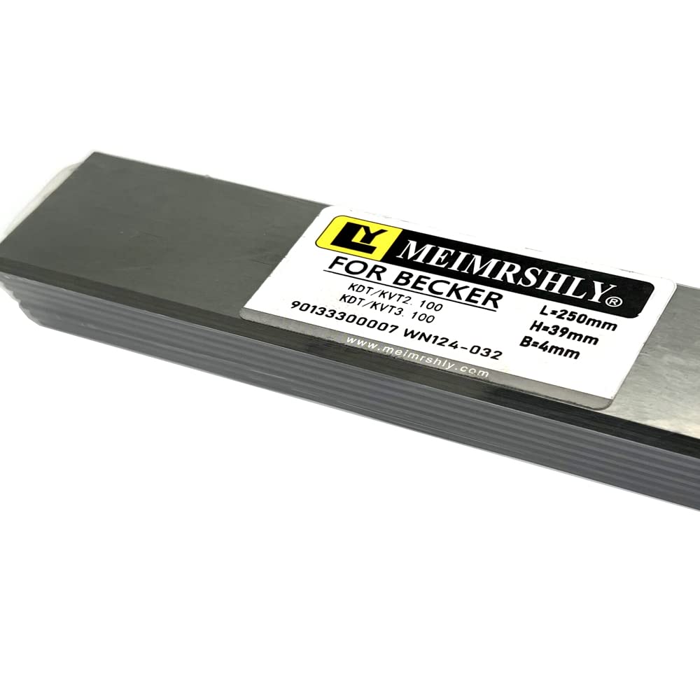 AETOOL - 250-39-4mm250*39 * 4mm Carbon Vane 90133300004 WN124-032 for Becker Pump KDT2.100 KVT2.100 KDT3.100 KVT3.100 (170-39-4mm ZYBW60E)