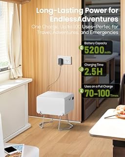 Modiwell Dry Flush Toilet – Waterless, Odorless, Self-Contained | Rechargeable Portable Toilet for RVs, Van, Boat, Tiny House, Off-Grid | Easier to Use Than Composting or Incinerator Toilets