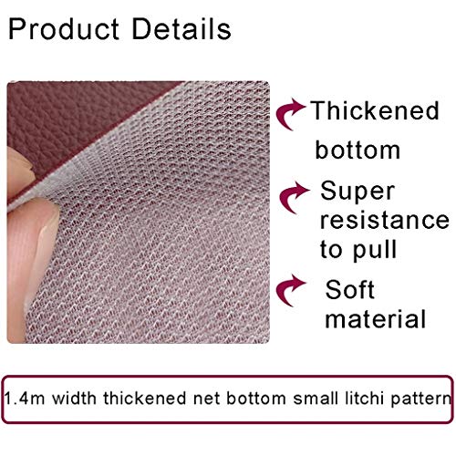 Similicuir rose litchi 0.75mm souple et résistant pour découpe de boucles d'oreilles - 5
