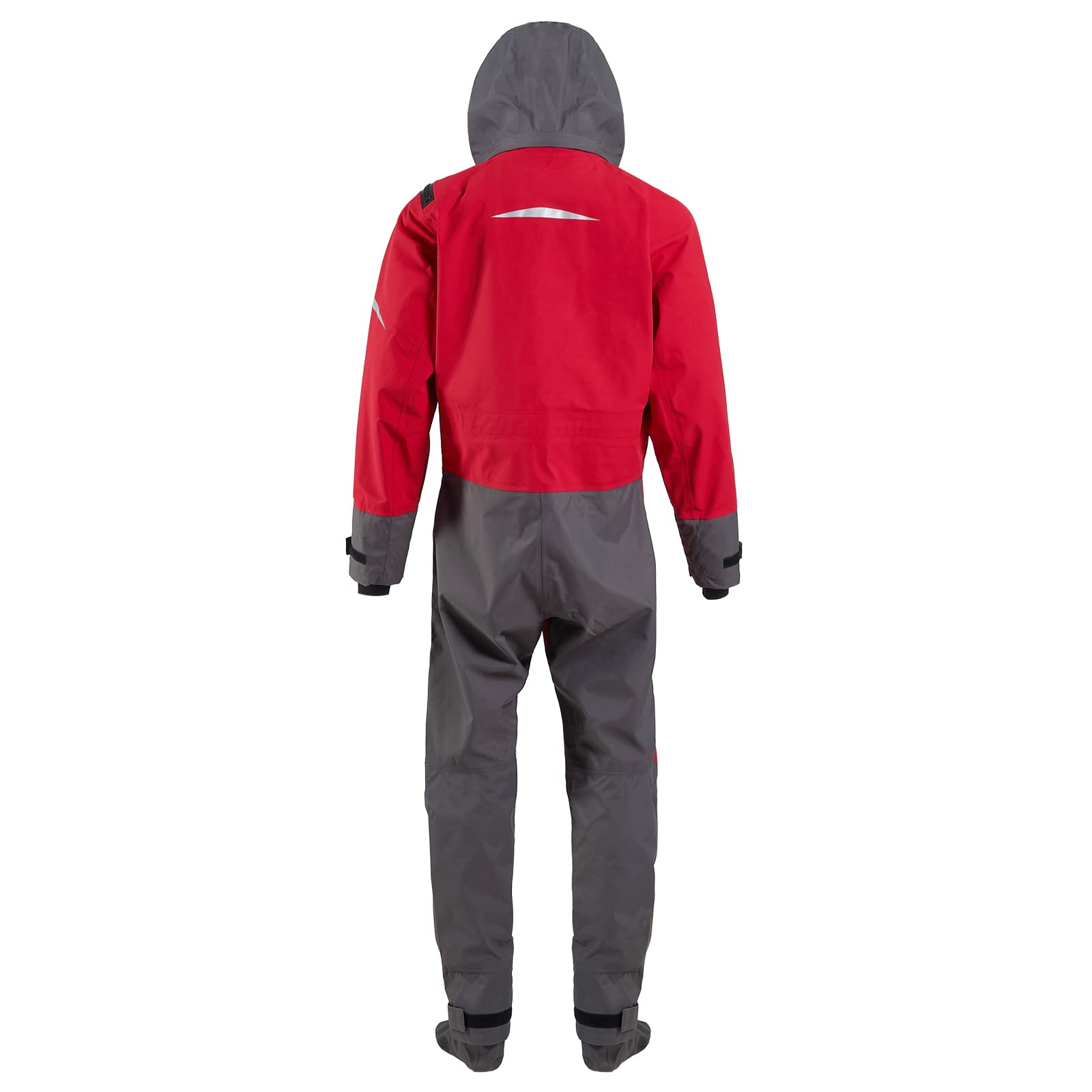 Traje seco para kayak para hombre y mujer, tejido impermeable, con látex en cuello y muñecas, para remar en seco
