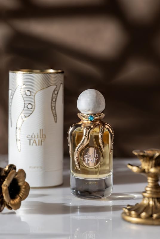 RiiFFS Taif Eau de Parfum, Blumig-Zitrus Duft mit Taif-Rose, Zitrone & Moschus, Unisex, 100ml