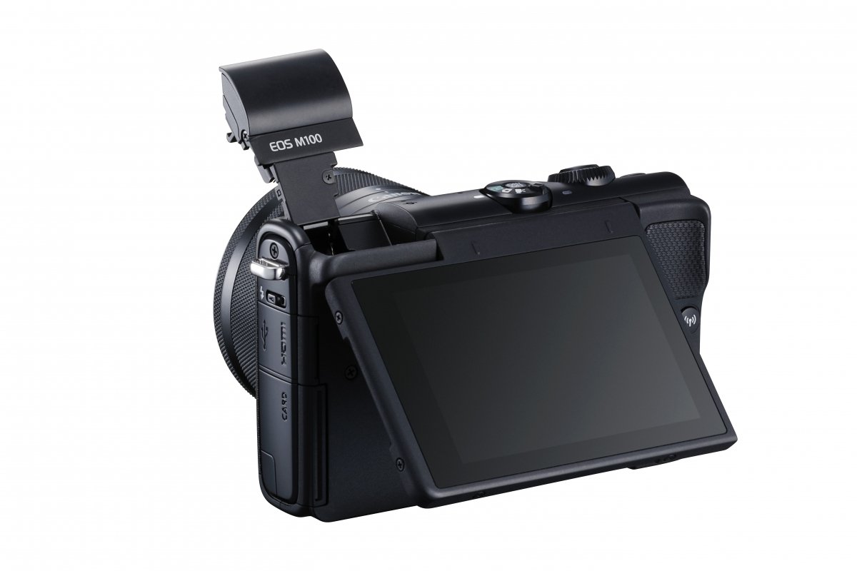 Canon EOS M100 Kit (EF-M15-45 IS STM) Mirrorless Camera