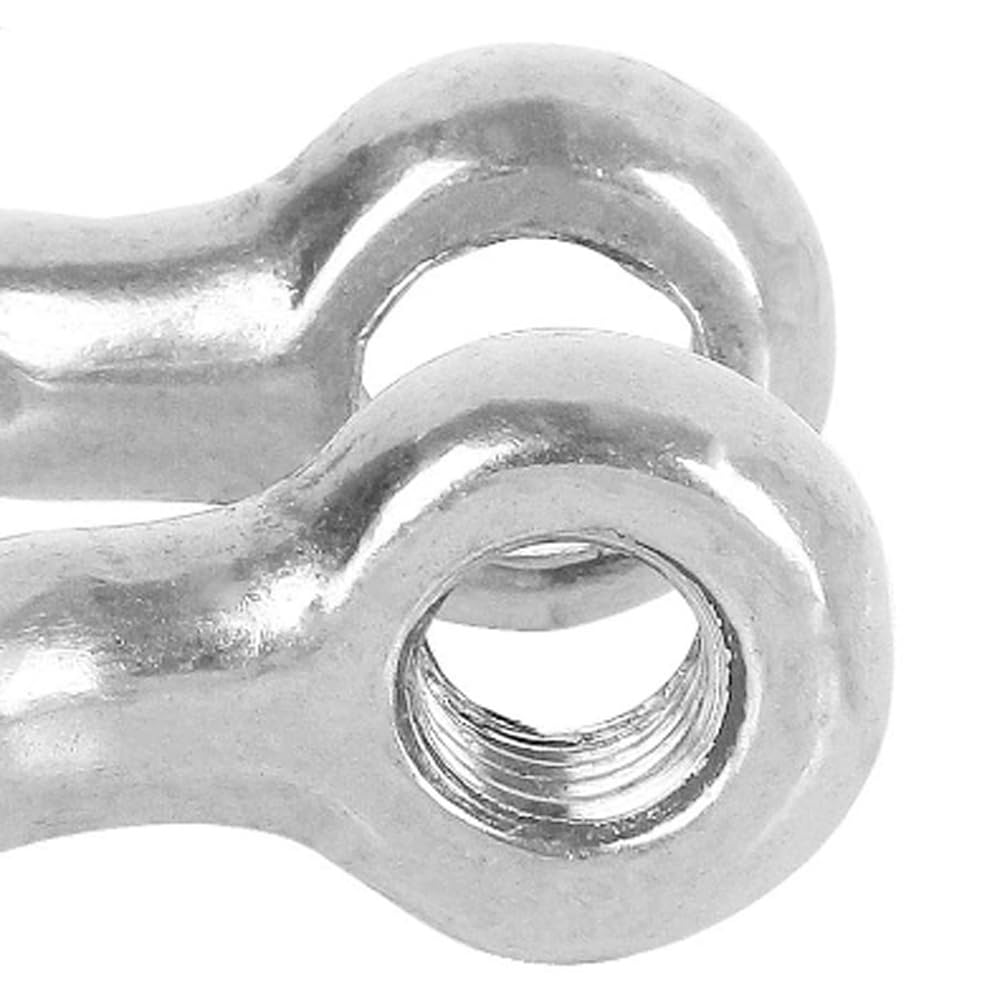 Manille à arc européenne en acier inoxydable 316, boucle fer cheval forme de U, chaîne gréement, levage marin, manille pour bateaux et yachts(32mm)
