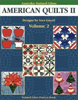 Paperback Aanraku American Quilts Stained Glass Pattern Book Volume 2. Book