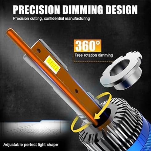 Image of Cloudsale D8S LED Headlight Bulbs Conversion Kit 6500K Xenon White 75W /Pair 10,000LM /Pair Type (D8S)