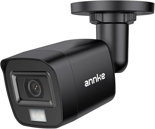 ANNKE Cámara de vigilancia de seguridad HD-TVI de 1080p para sistema de CCTV casero, cámara BNC Bullet de 2MP con visión nocturna estupenda de 100
