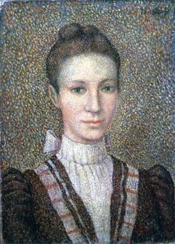 Peintures Tête et épaules d'une jeune fille pour Décoration de la Chambre à Coucher