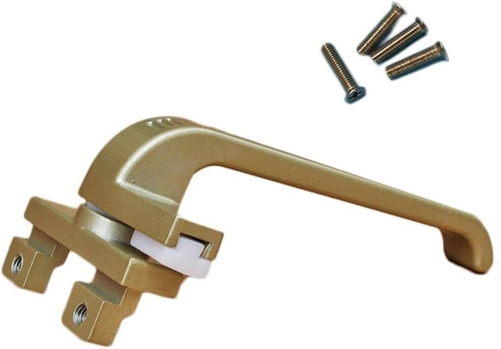 Lcuvimpex Left Hand Lockable Window Handle， Zinc Alloy Window Security Lock Handle For Casement And Sliding Doors(Left Hand)