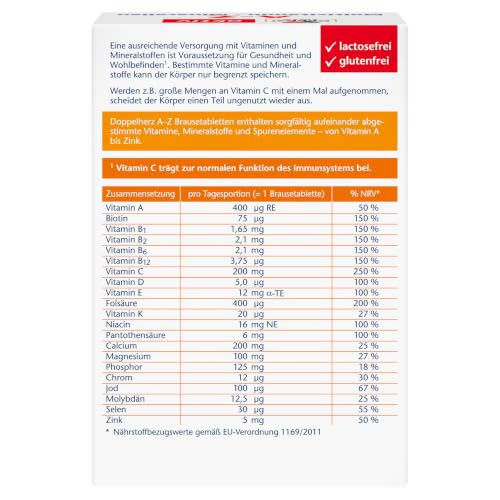 Doppelherz A-Z Brausetabletten - Multivitamin + Mineralien – Ansicht 3
