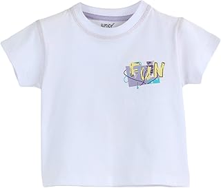 junior Boys Printed Round Neck T-Shirt with Short Sleeves T-Shirt (pack of 1)