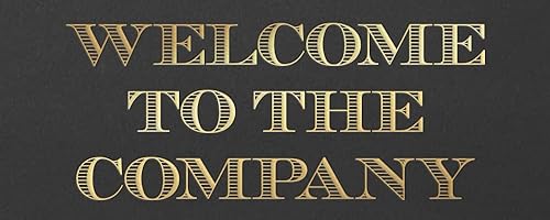 Miniatura 3 de 25 unidades, color negro, carpetas de bolsillo Welcome to The Company, con sello de lámina dorada, para profesionales de recursos humanos (9 x 12)