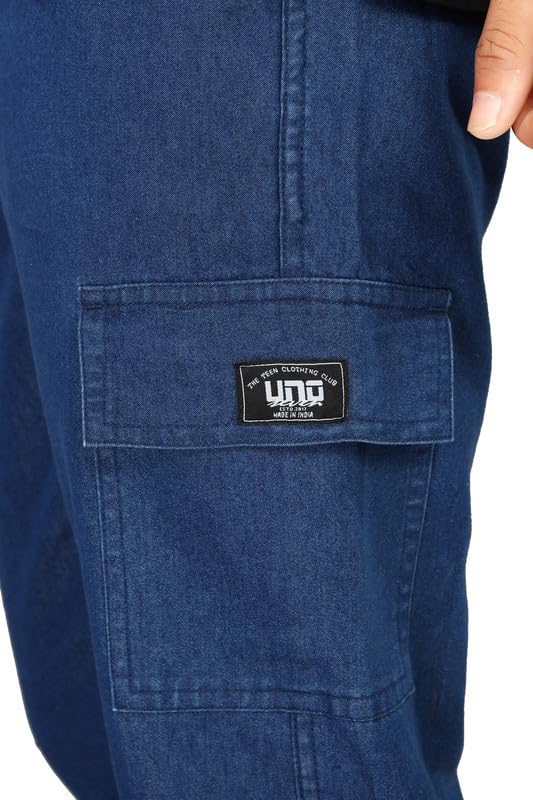 Image of UNOseven Boys Cotton Cargo Jogger Pant - Slim Fit - Available from 7 Years to Size XL