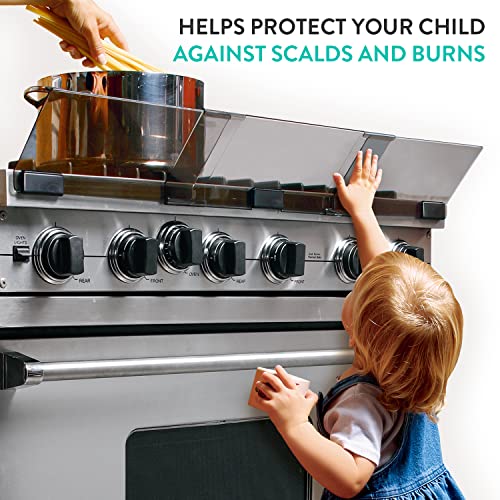 Prince Lionheart Stove Guard for Child Safety Premium Adhesive Stove
