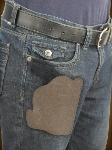 Barsony New Natural Tan Leather Pocket Holster For 2", Snub-Nose .38 .357 Revolvers (Kimber K6S) #TOP3