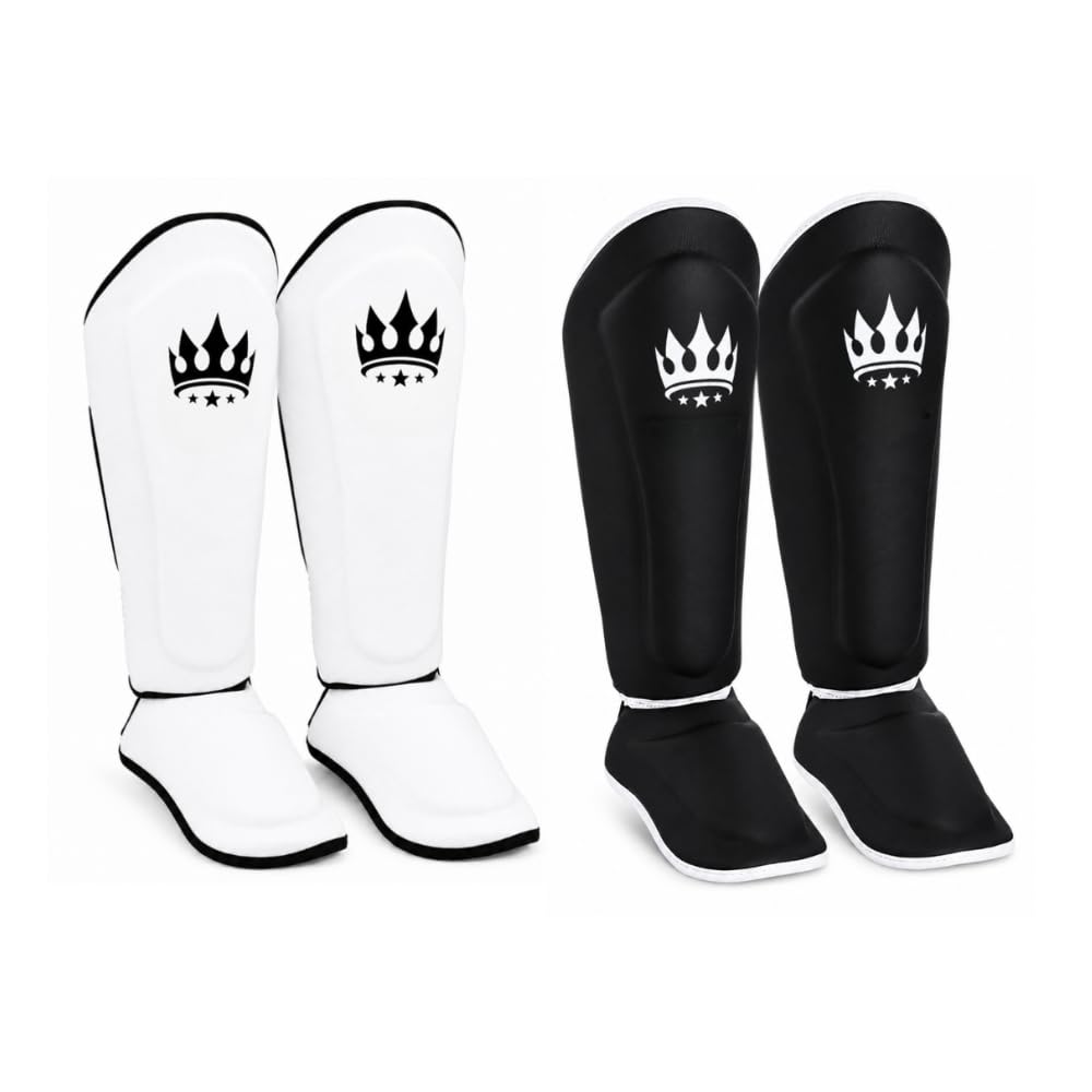 Playerz Kids SparTech Shin Guard - White - XS