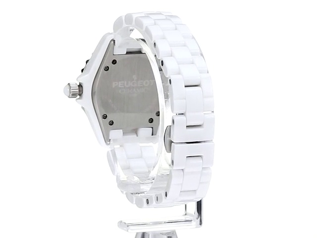 Amazon.com: Peugeot White Ceramic Wrist Watch with Sport  display picture 2