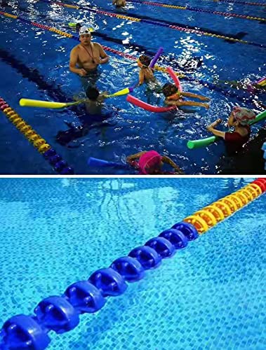 Pool Safety Rope and Float Kit for Protect Kids, Heavy Duty Floating Cordon Pool Divider, Lane Line Pool Equipment, 2/4/6/8/10 M Long (Size : 6m/19.7ft)
