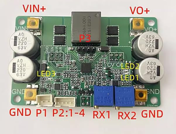 DC-DC Automatic Voltage Elevation Two-Way Power Module 1100W Large Power Constant Current Constant Voltage Battery Charging Panel image 5