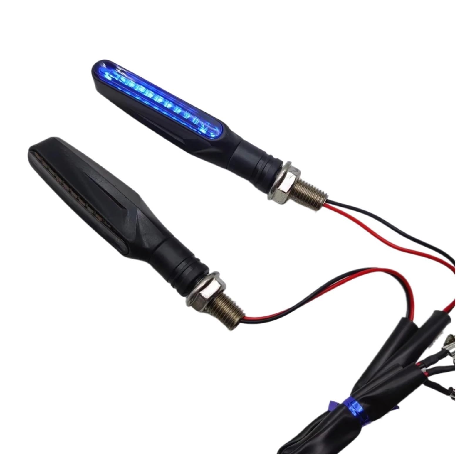 Luz LED en Forma I señal Giro Motocicleta para 2 Piezas Giro luz señal