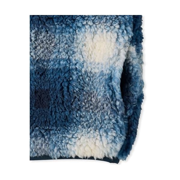 The Children's Place,Baby Boys,and Toddler Cozy Fuzzy Sherpa Jacket,Tidal Plaid,6 Months9 Months