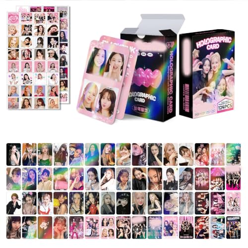 124PCS Kpop BP Cards,BP Photo Cards,BP HOLOGRAPHIC Álbum Tarjetas,Kpop BP Mini...