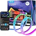 Govee Outdoor LED Strip Lights RGBIC with Warm and Cold White, 65.6ft 2.4G WiFi Christmas Lights Outdoor, IP65 Waterproof, Work with Alexa, Smart Lights for Tree, Yard, Christmas Decorations