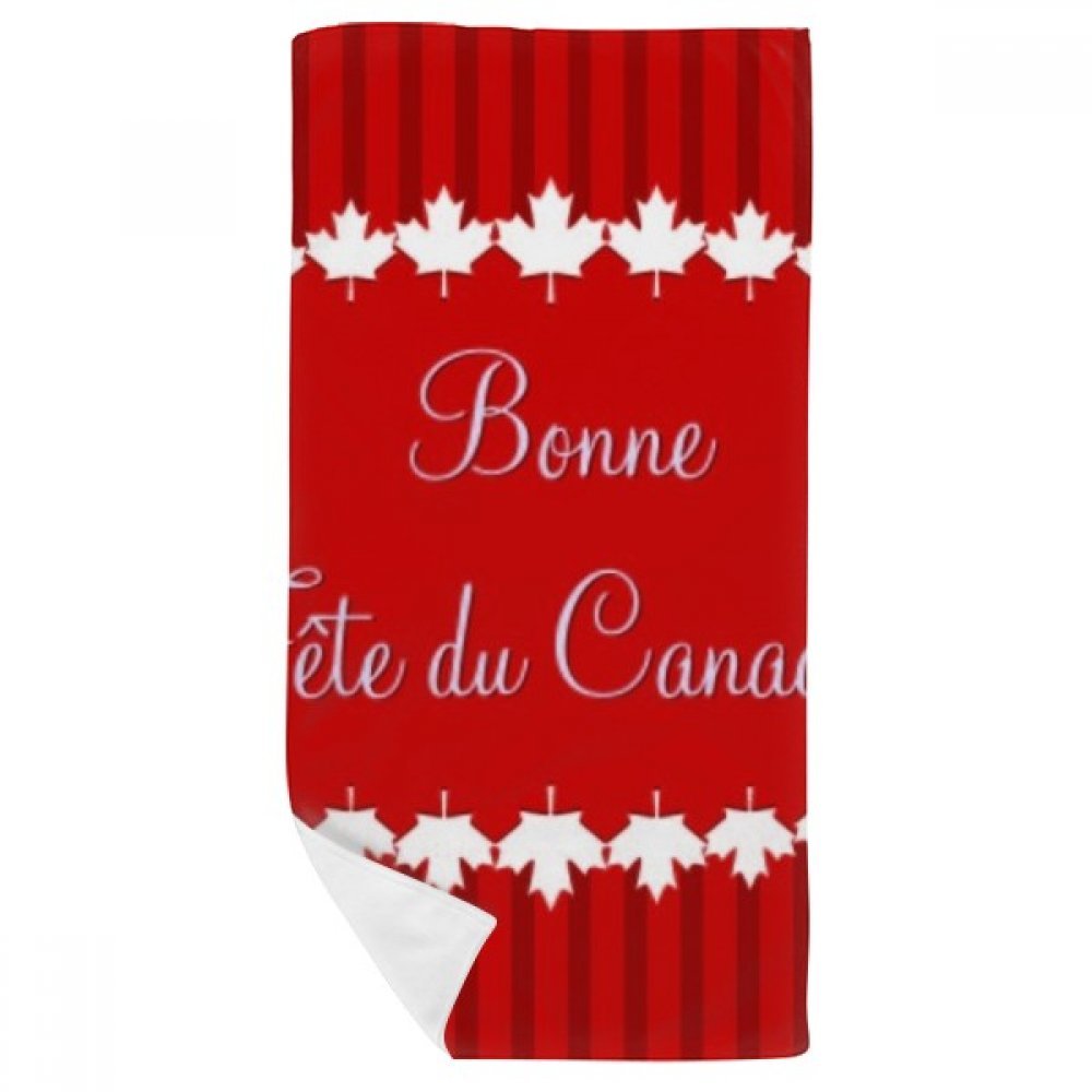 Serviette de bain feuille d'érable pour vos pique-niques du 4 Juillet et célébrations
