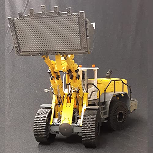 YLPCK Technik, großes Bulldozer-Modell, 12135 Stück, ferngesteuerter Radlader mit Pneumatik-Bausteinen, Spielzeug… – Bild 5