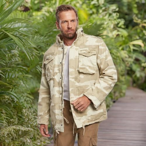 Image of Men's M-65 Premium All-Season Everyday Outdoor Field Jacket with Removable Lining & Concealed Hood