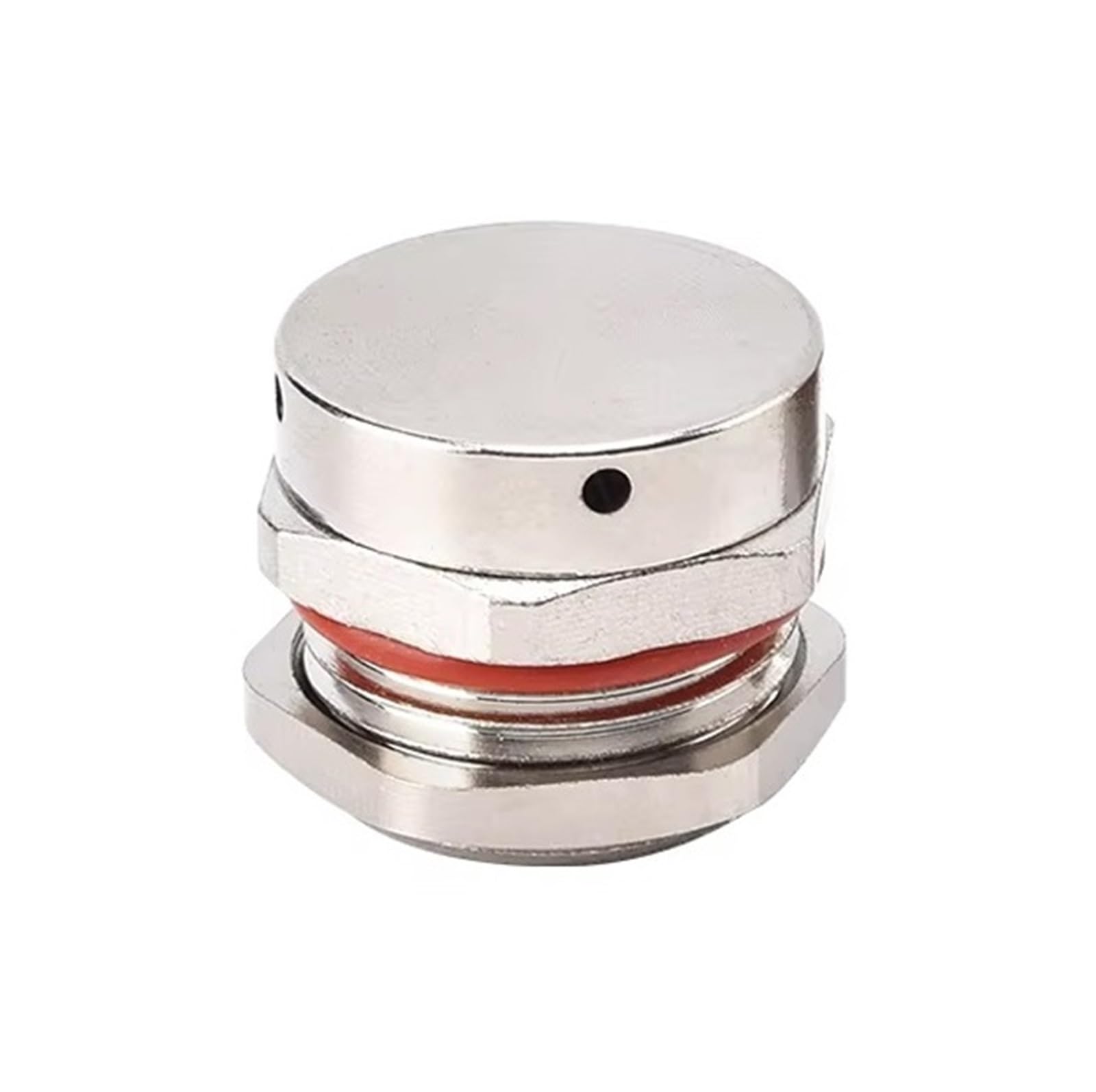 Hyrtefbn 1Pcs M20x1.5 Waterproof Air Vent Valve 1Pcs With Nut Metal Waterproof Vent Plug M5 M8 M10 M12 M16 M18 M20 Nickel Plated Brass Screw In Protective Breathers Valves(1Pcs M20x1.5)