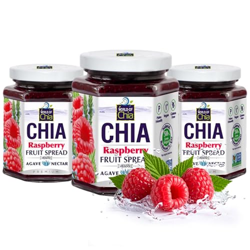 World of Chia Premium Chia Seeds Jam - Raspberry Jams