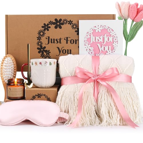 Birthday Gifts for Women,Get Well Soon Self Care Gift Baskets,Unique