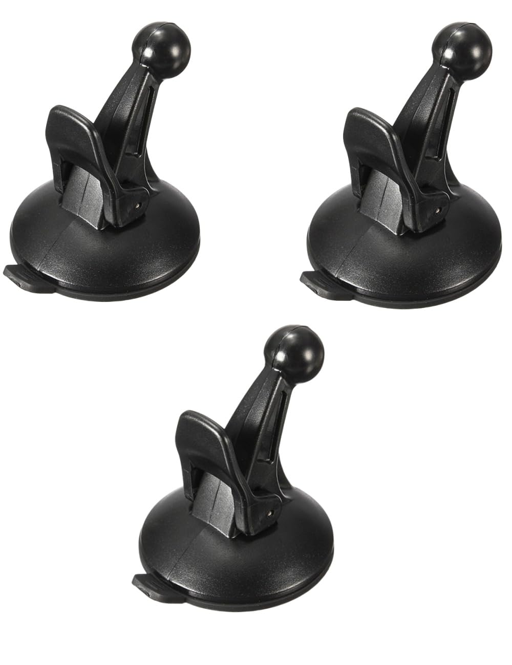 luvilly Suction Cup Mount Holder Suction Cup Windshield Mount for Garmin Nuvi(3Pack,Black)