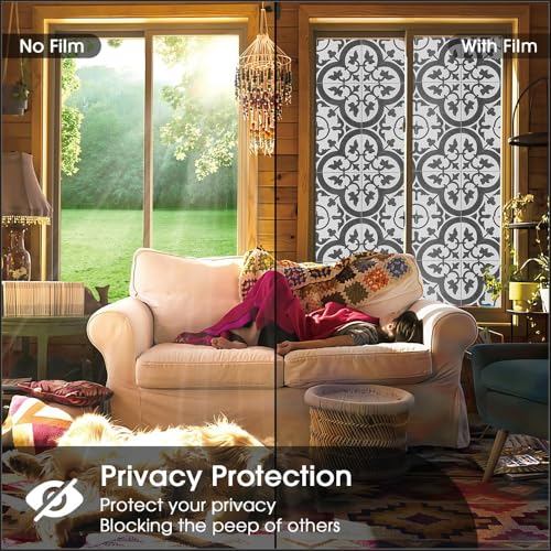 Vinilo adhesivo decorativo para ventana 15.7x118 pulgadas miniatura 4